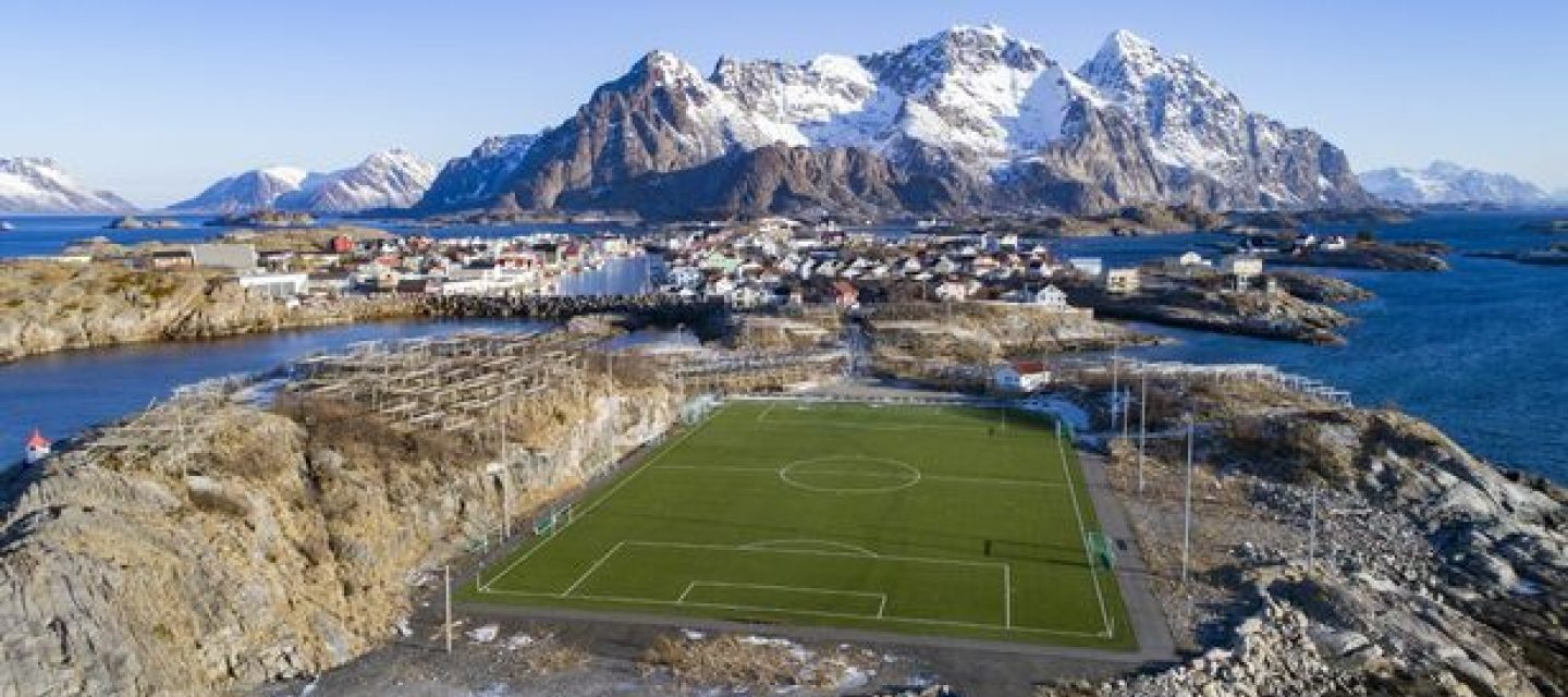 Voetbalveld noorwegen